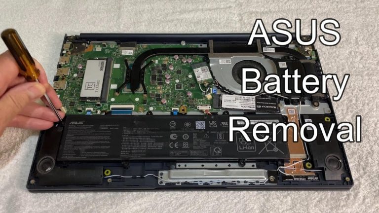 How to Remove Asus Battery Laptop