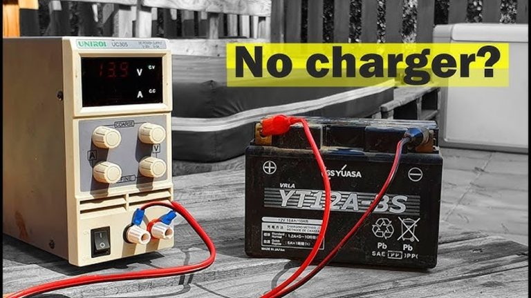 How to Charge Lead Acid Battery With Power Supply