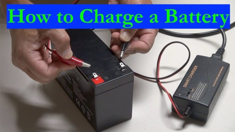 How to Charge Sealed Lead Acid Rechargeable Battery